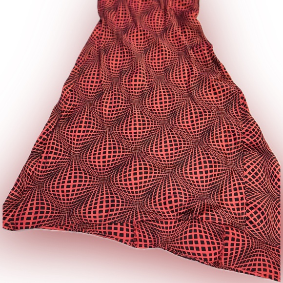 Zara Asymmetrical Silk Halter Midi Dress - Picture 2 of 7